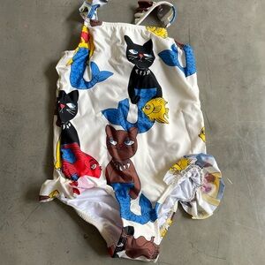 NWT Mini Rodini Mermaid Cat swim